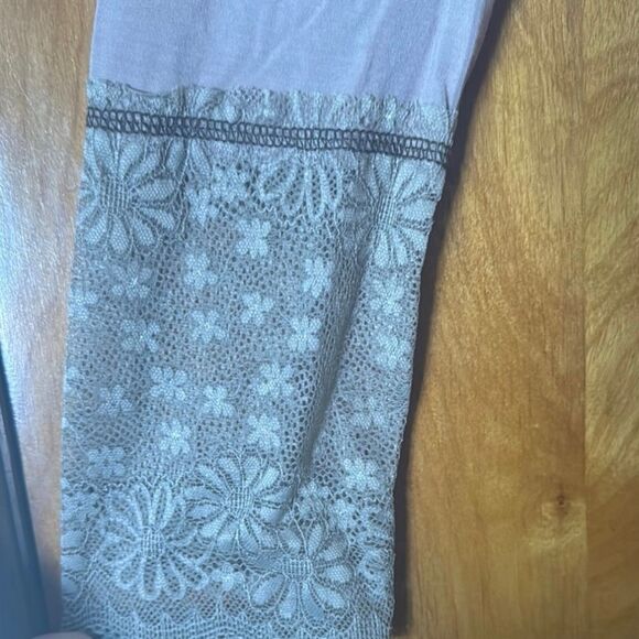 POL Women's Long Sleeve Tee - Taupe - Picture 3 of 6